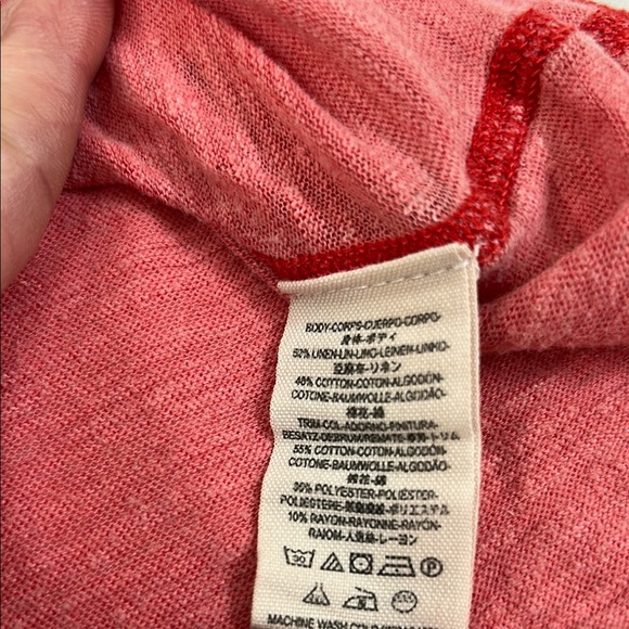 We the Free Soft Pink Relaxed V-Neck Short Sleeve Tee Size XS - Picture 10 of 10